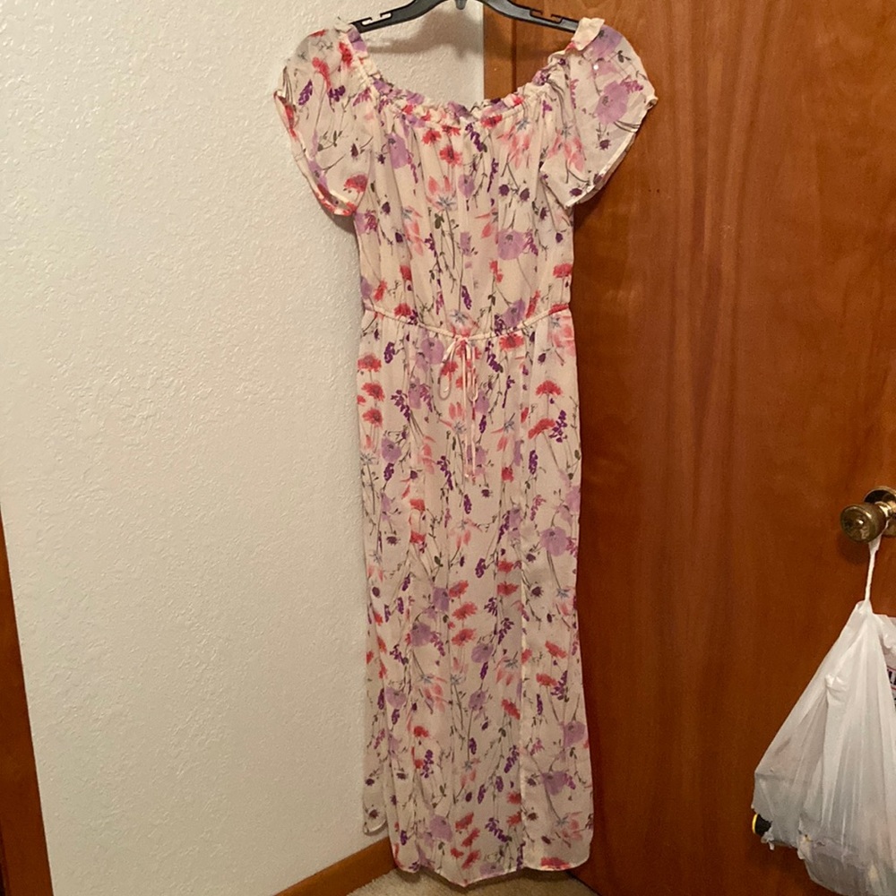 Off white maxi dress
